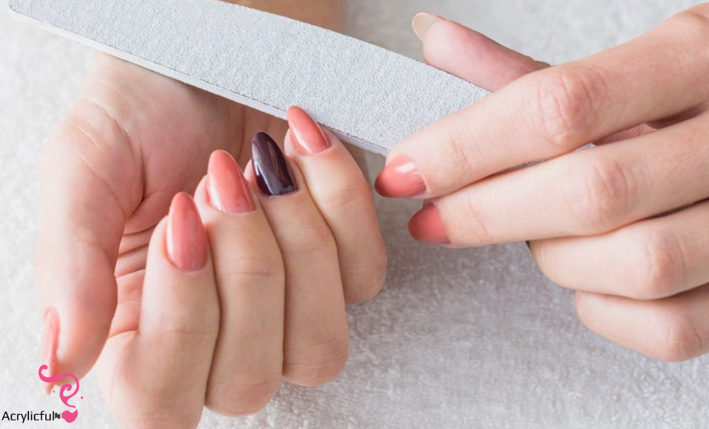 How to File Acrylic Nails After Getting Them Done?