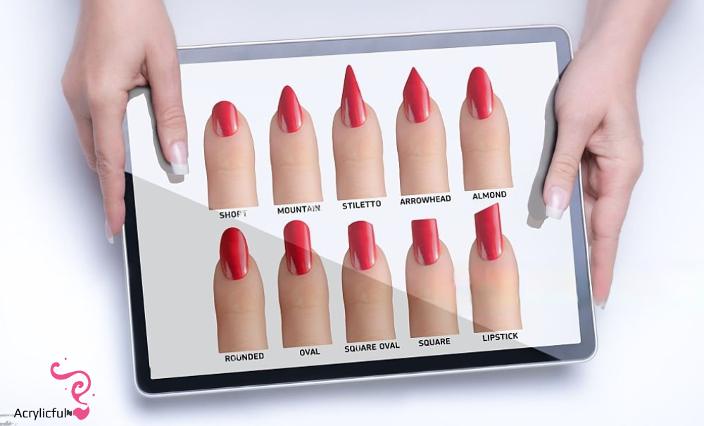 Different Types of Acrylic Nail Shapes