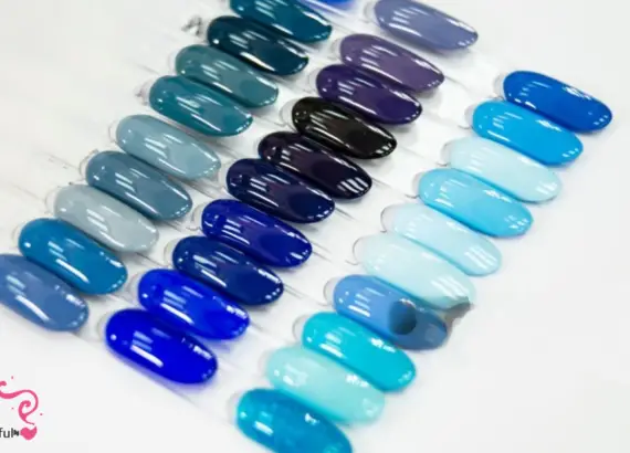 15 Different Shades of Blue Acrylic Nails