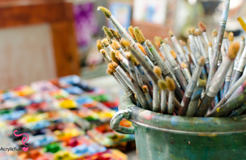 How to Clean Acrylic Paint off Brushes Between Colors